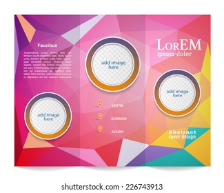 Tri-fold brochure template