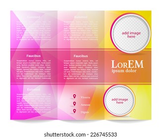 Tri-fold brochure template