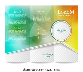 Tri-fold brochure template