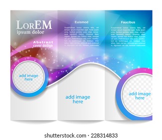 Tri-fold brochure template