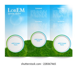 Tri-fold brochure template