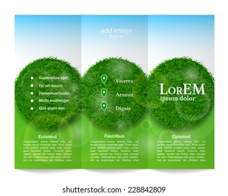 Tri-fold brochure template