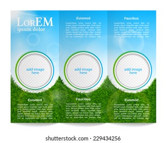 Tri-fold brochure template