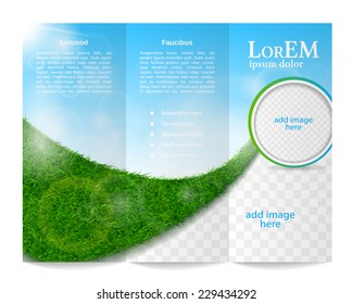 Tri-fold brochure template