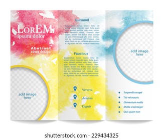 Tri-fold brochure template