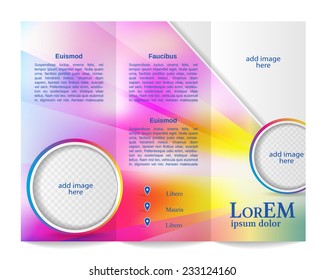 Tri-fold brochure template