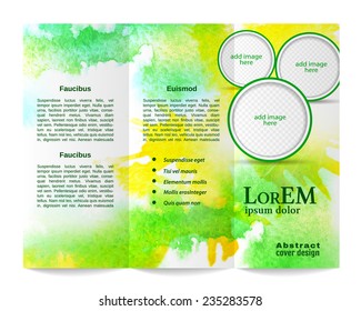 Tri-fold brochure template