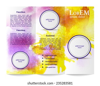 Tri-fold brochure template