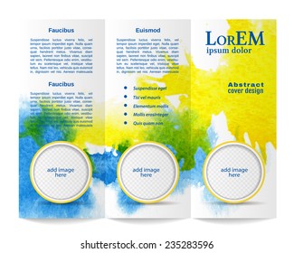 Tri-fold brochure template