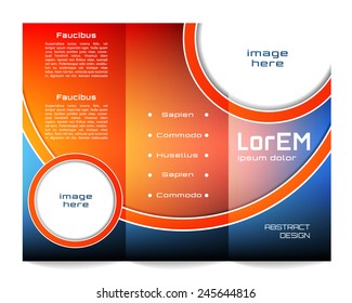 Tri-fold brochure template