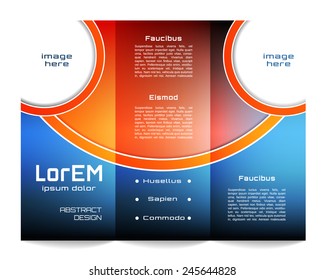 Tri-fold brochure template