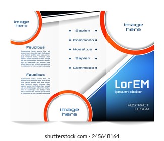 Tri-fold brochure template