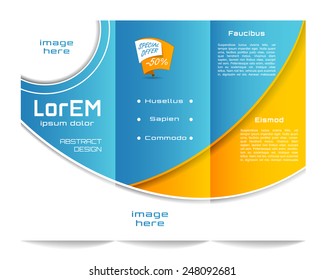 Tri-fold brochure template
