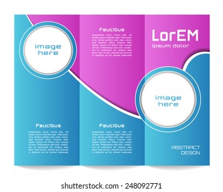 Tri-fold brochure template