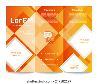 Tri-fold brochure template