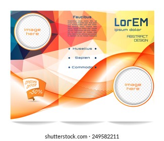 Tri-fold brochure template