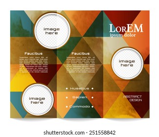 Tri-fold brochure template