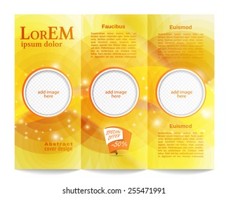 Tri-fold brochure template