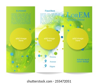 Tri-fold brochure template