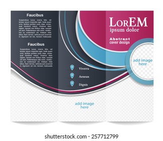 Tri-fold brochure template