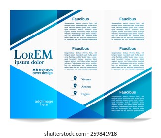 Tri-fold brochure template