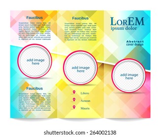 Tri-fold brochure template