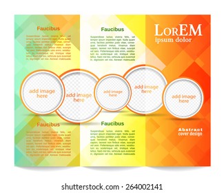 Tri-fold brochure template