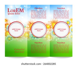 Tri-fold brochure template