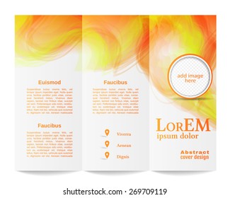 Tri-fold brochure template