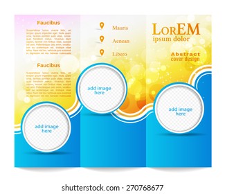 Tri-fold brochure template