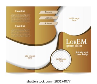 Tri-fold brochure template