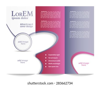 Tri-fold brochure template