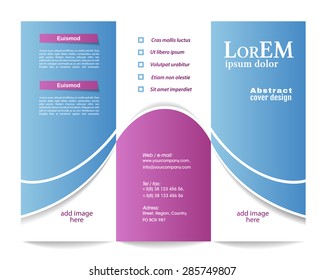 Tri-fold brochure template