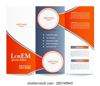 Tri-fold brochure template