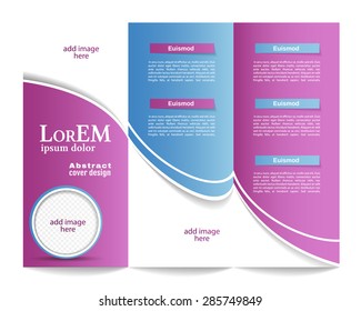 Tri-fold brochure template