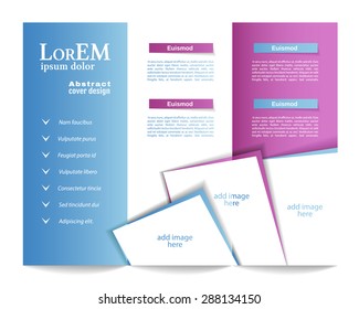Tri-fold brochure template