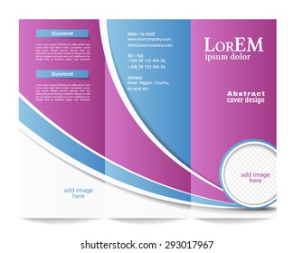 Tri-fold brochure template