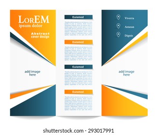 Tri-fold brochure template
