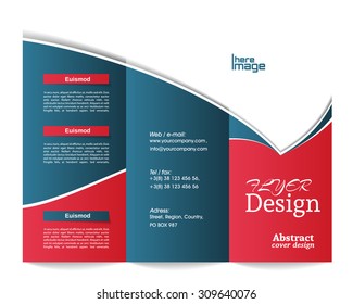 Tri-fold brochure template