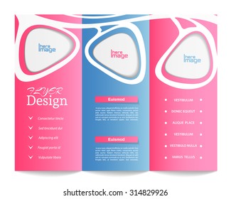 Tri-fold brochure template
