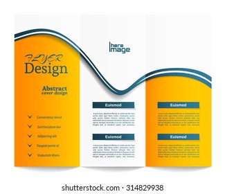 Tri-fold brochure template