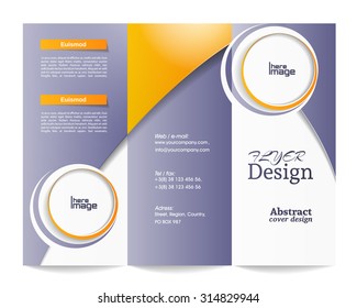 Tri-fold brochure template