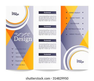 Tri-fold brochure template