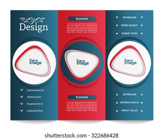 Tri-fold brochure template