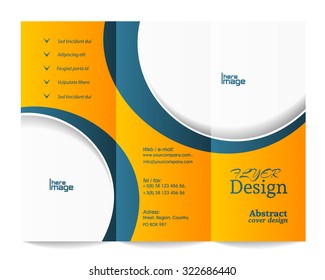 Tri-fold brochure template