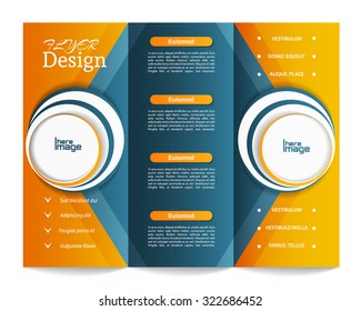 Tri-fold brochure template