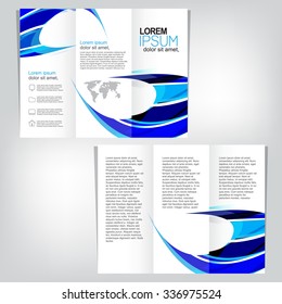 Tri-fold brochure template