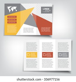 Tri-fold brochure template