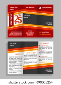 Tri-fold brochure template