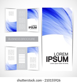 Tri-fold brochure template design